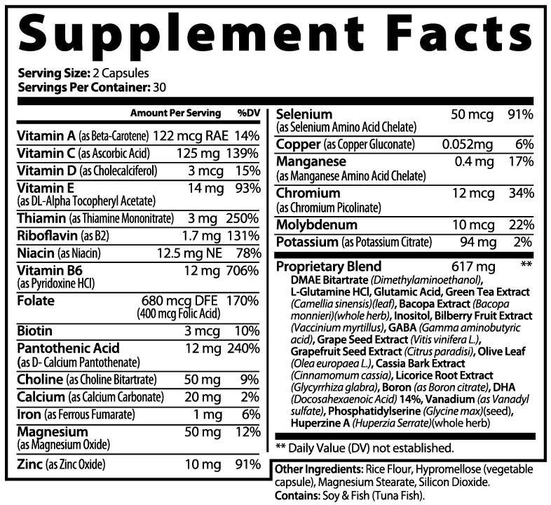 Neuro Boost - Nootropic Brain & Focus Formula
